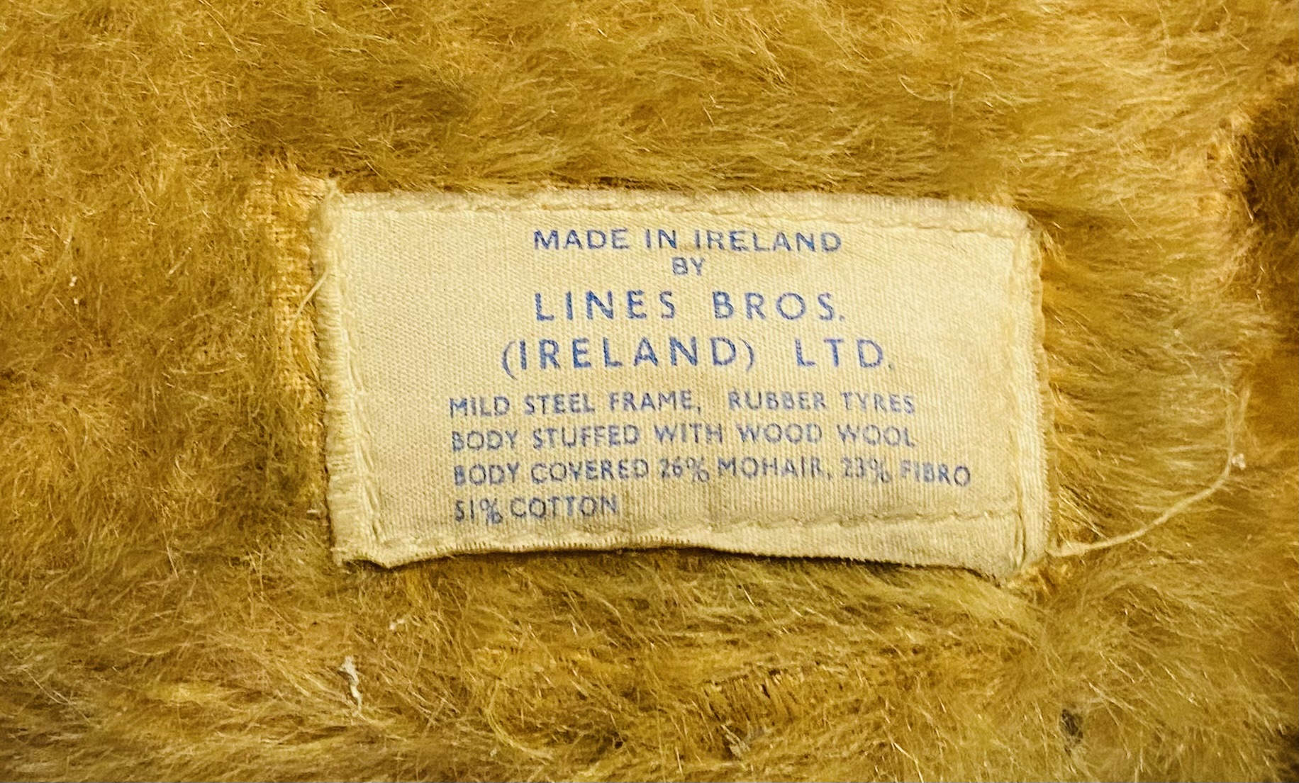A vintage Lines Bros. (Ireland) Ltd child's push-a-long horse with metal frame, rubber wheels and - Image 4 of 7