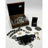 A collection of various costume jewellery etc