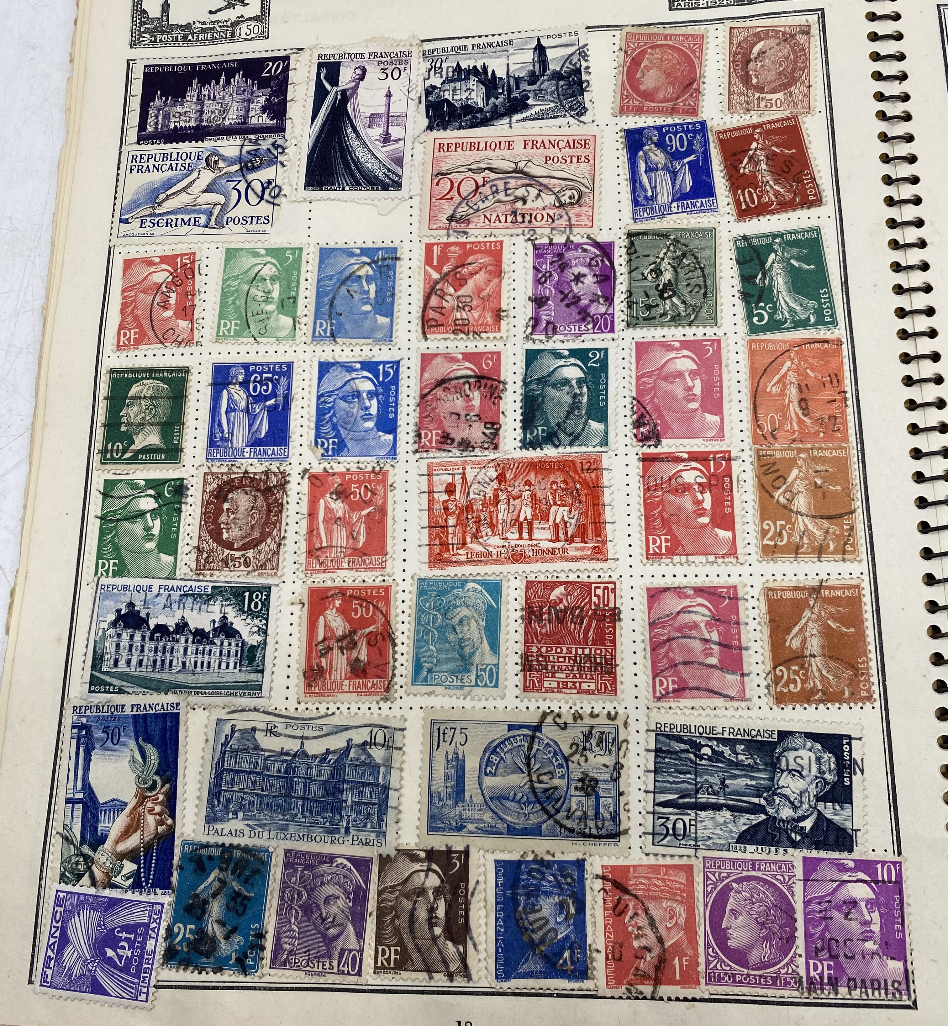 An album of worldwide stamps including Penny Reds etc. - Image 16 of 57