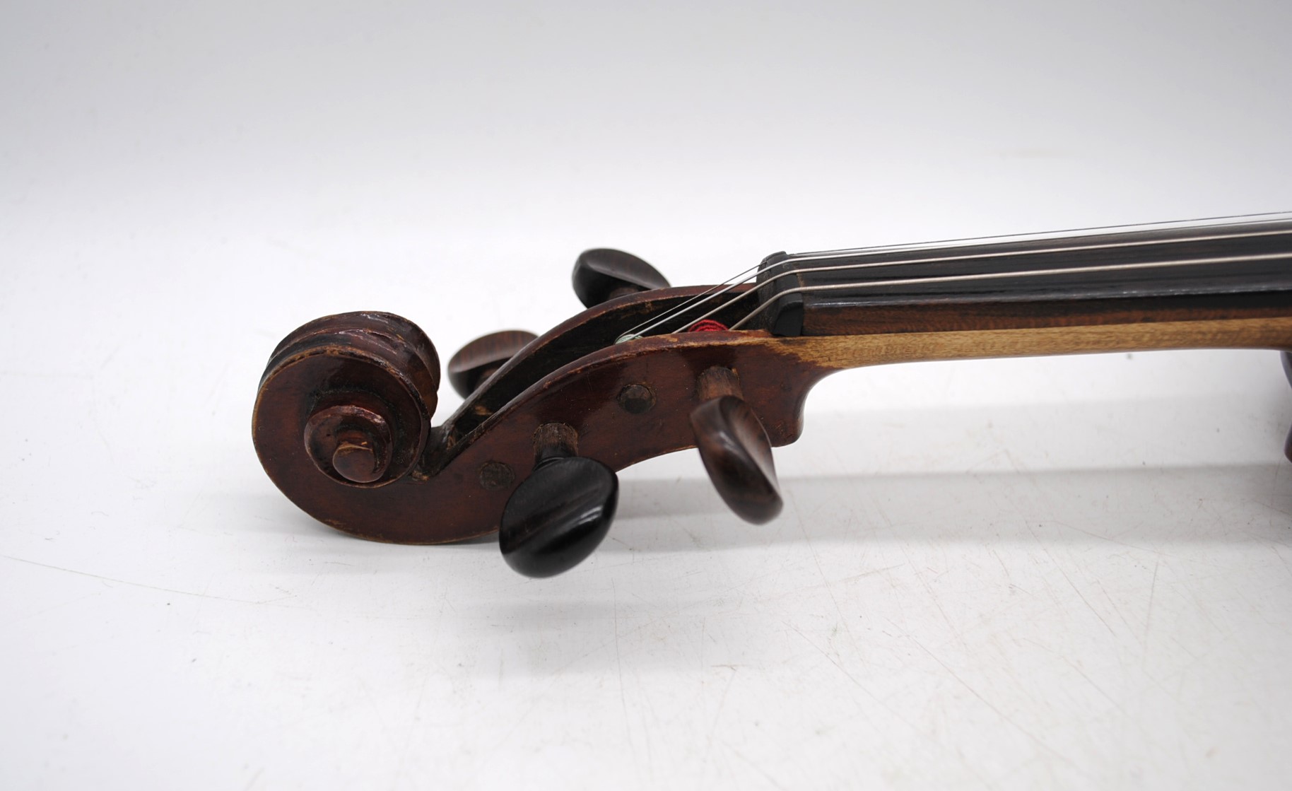 A 3/4 size violin, with Skylark Brand hard case - length of violin 56cm - Image 8 of 12