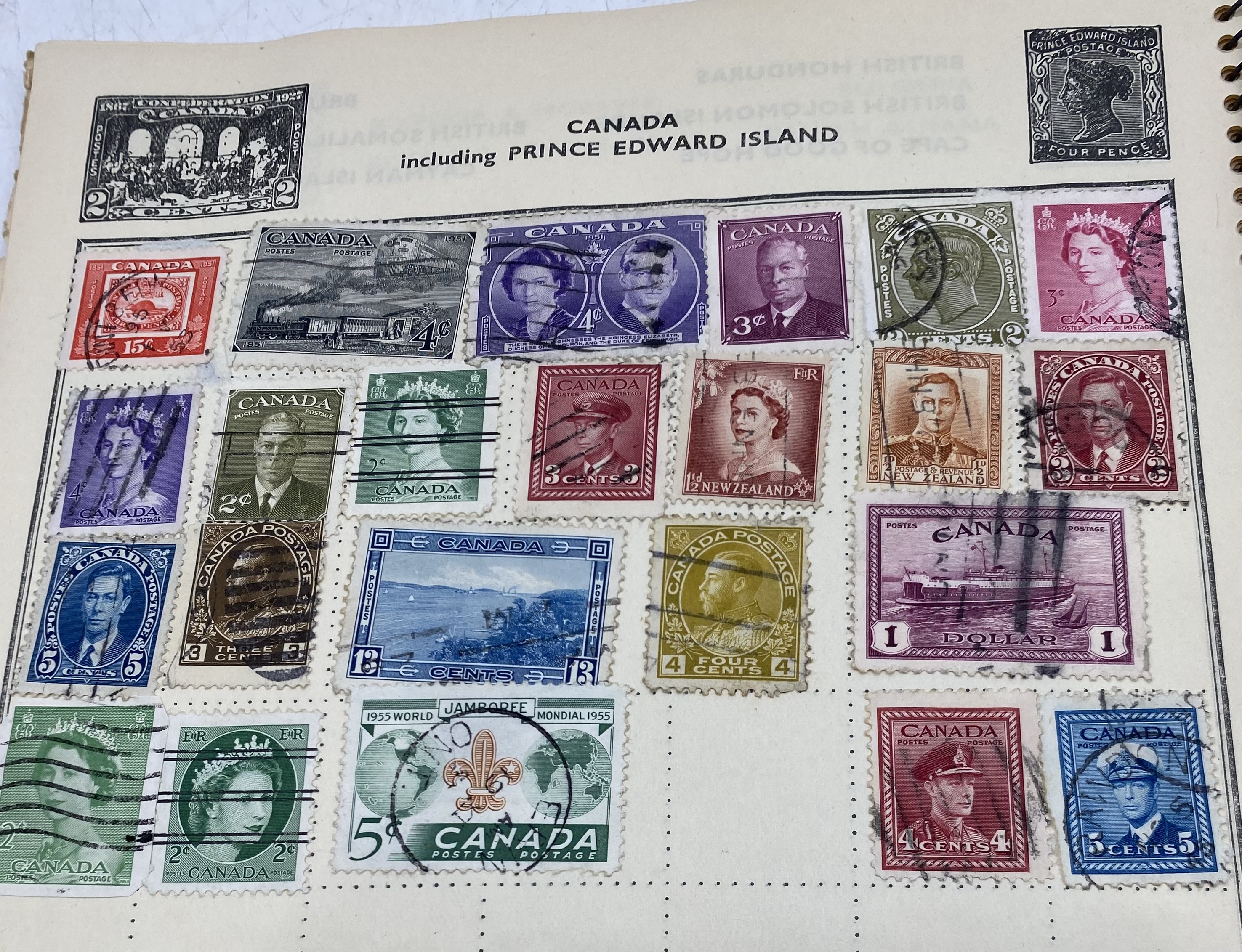 An album of worldwide stamps including Penny Reds etc. - Image 10 of 57