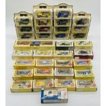 A collection of boxed Lledo Days Gone die-cast vehicles (approx. 34 in total)