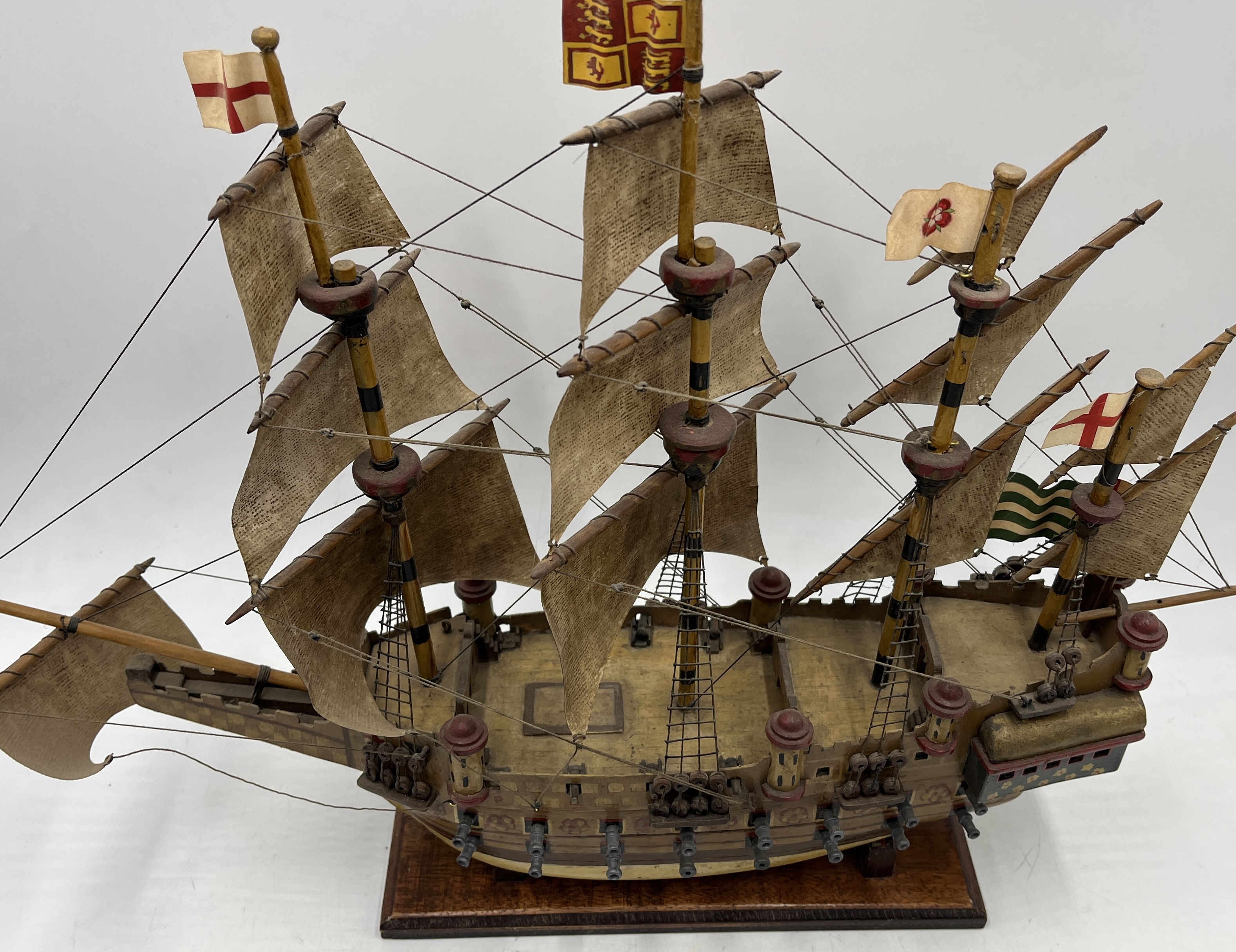 A collection of five model ships and boats - Image 10 of 15