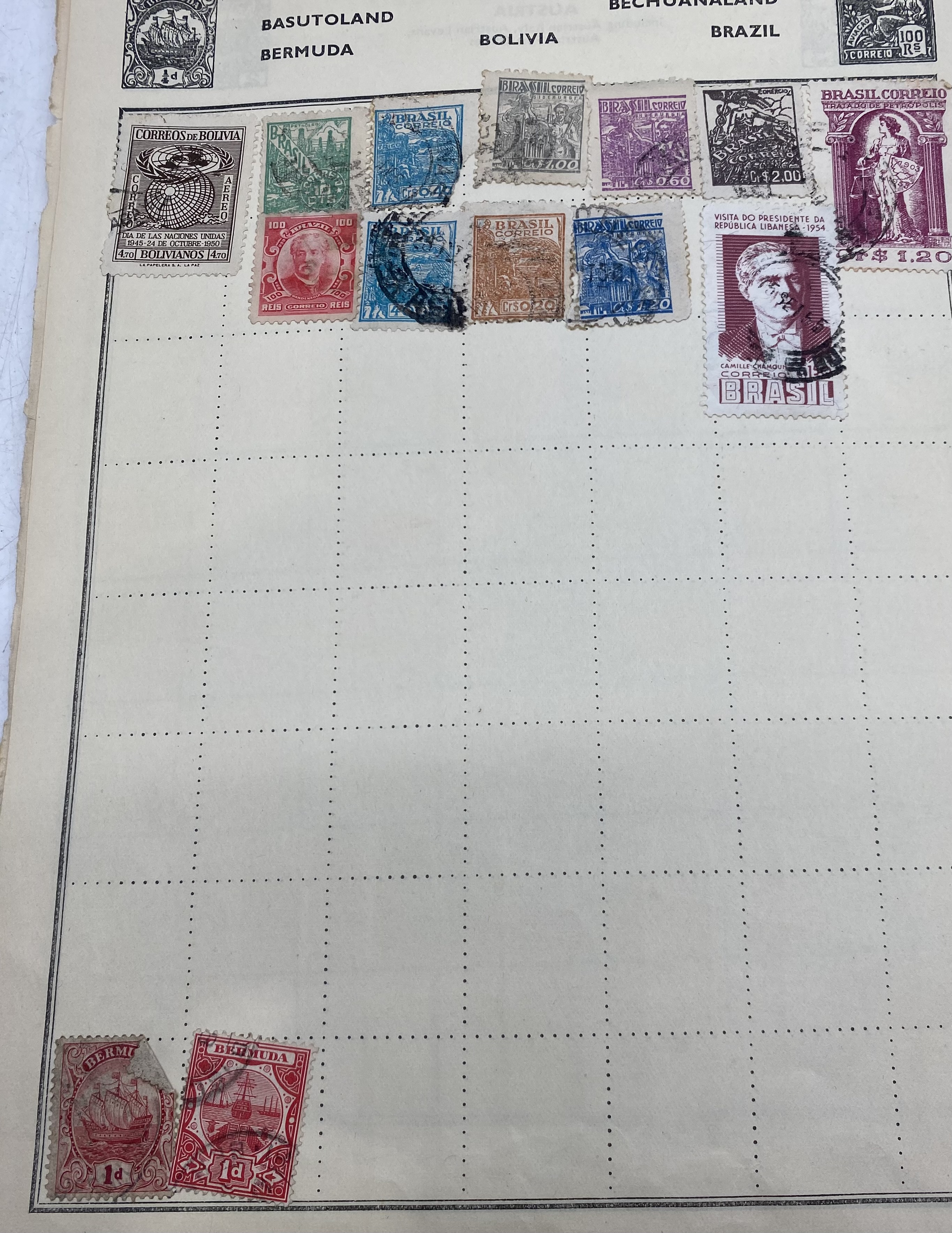 An album of worldwide stamps including Penny Reds etc. - Image 6 of 57