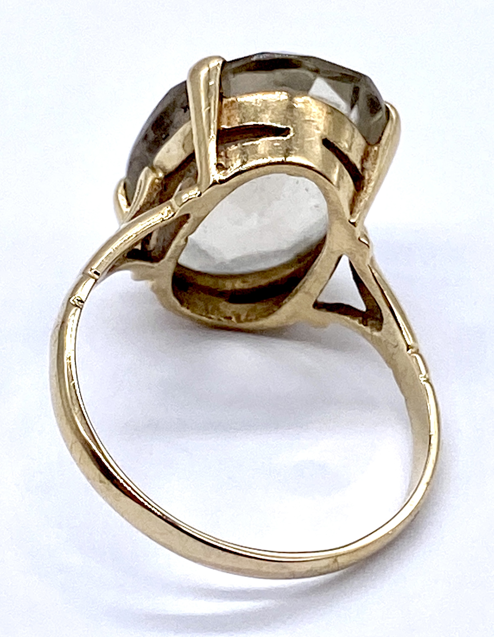 A 9ct gold citrine ring, size S 1/2 - Image 4 of 4