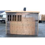 10x6 Heavy Duty pent shed, Standard 16mm Nominal Cladding