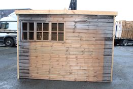 10x6 Heavy Duty pent shed, Standard 16mm Nominal Cladding