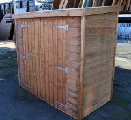 6x2'6'' Ex-display garden tidy shed, Standard 16mm Nominal Cladding