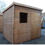 8x6 Superior pent shed, Standard 16mm Nominal Cladding