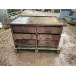 Drawer cabinet 4 feet wide and x 26inch high
