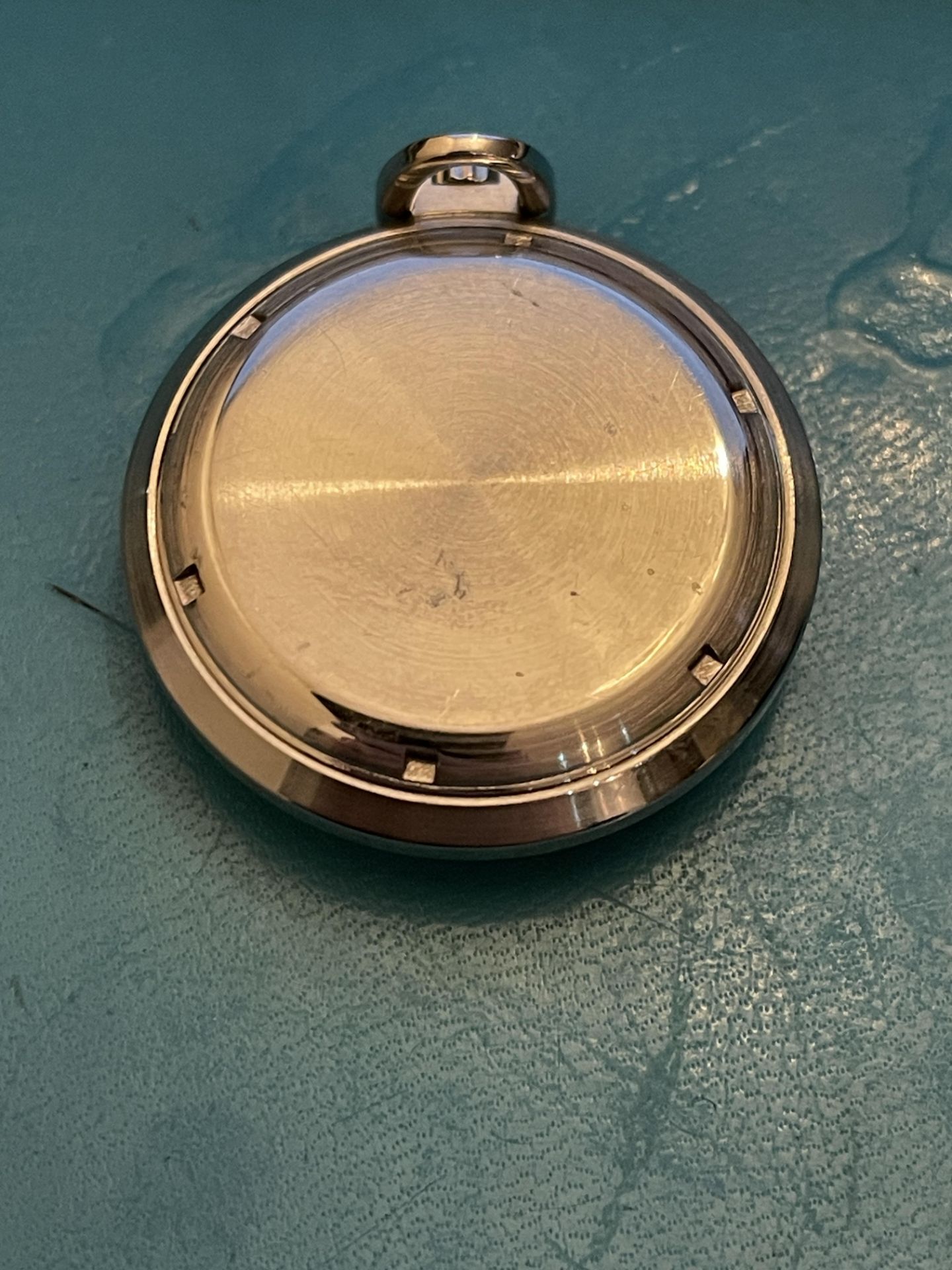 Bulova rare Accrutron men's pocket watch stainless steel - Image 4 of 8