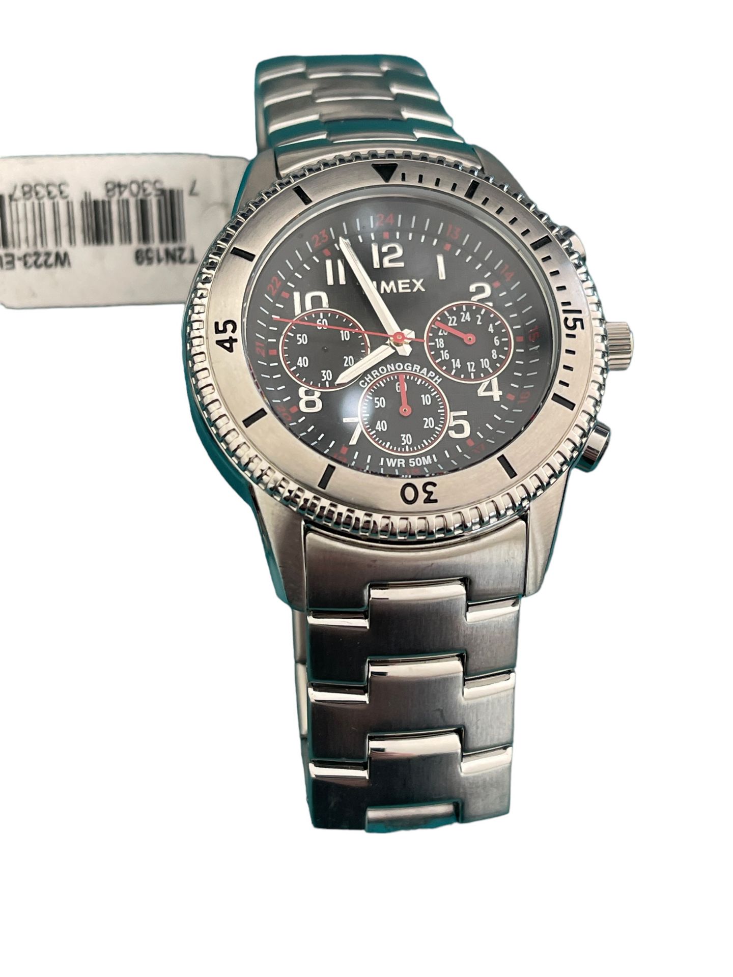 Timex chronograph watch bracelet return stock