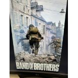 Band of Brothers illuminated sign ideal for man cave demo 50cm x 70cm x 2cm movie