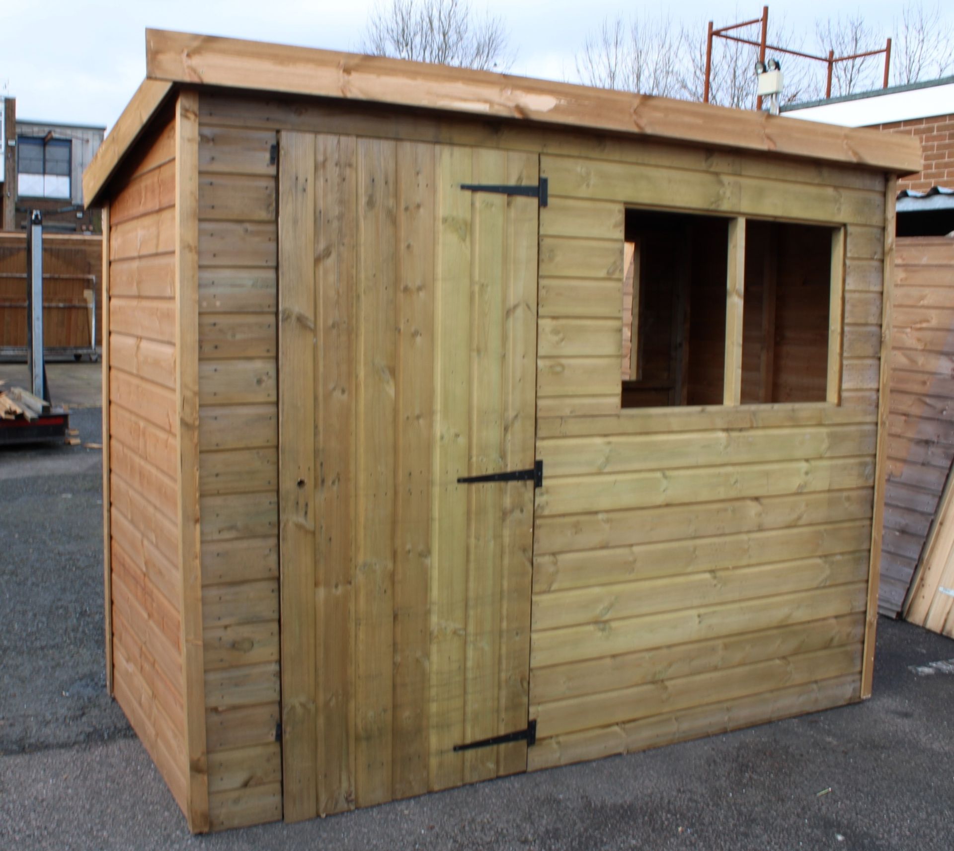 8x3 standard pent shed, Standard 16mm Nominal cladding RRP£860 - Image 3 of 3