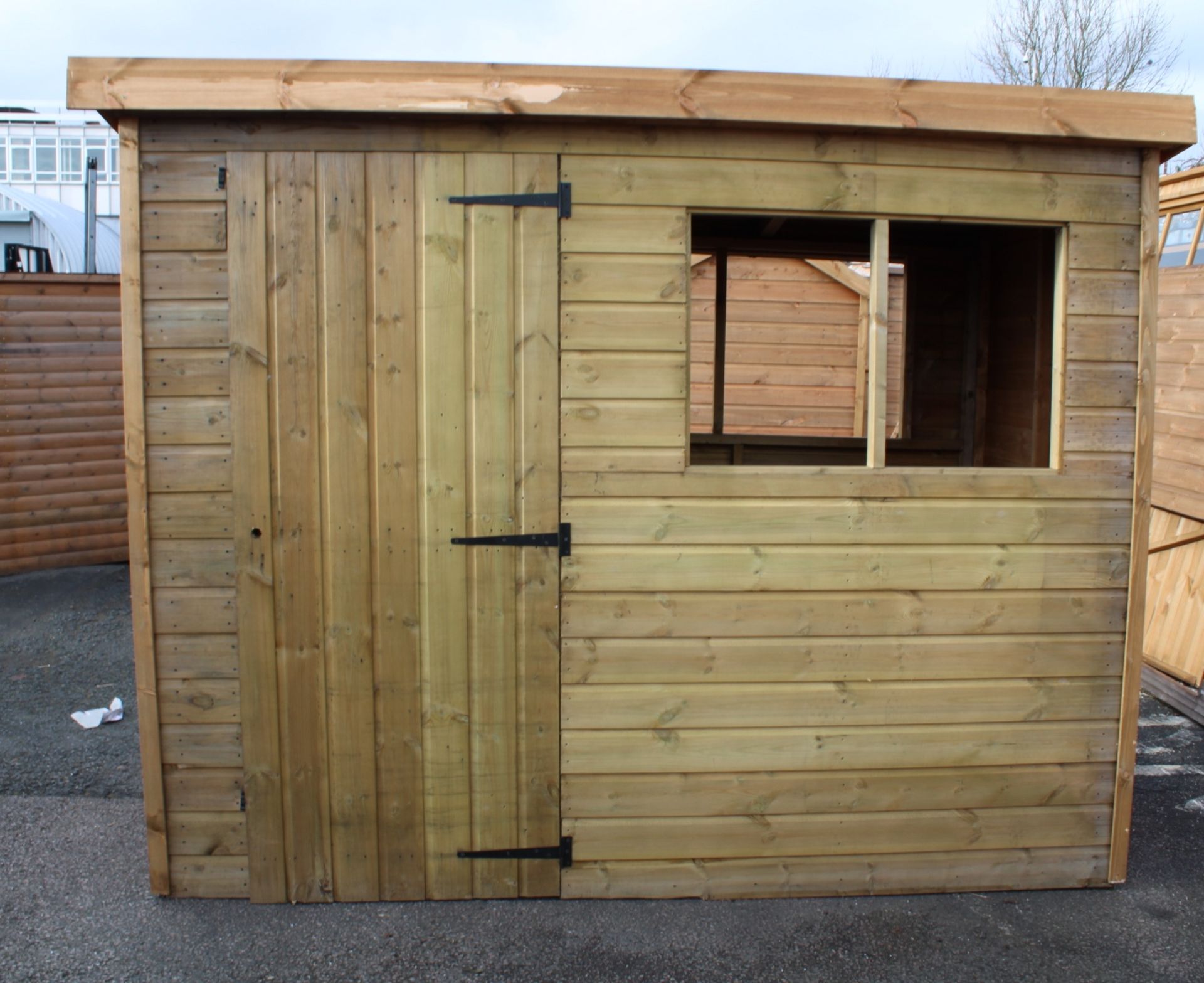 8x3 standard pent shed, Standard 16mm Nominal cladding RRP£860 - Image 2 of 3