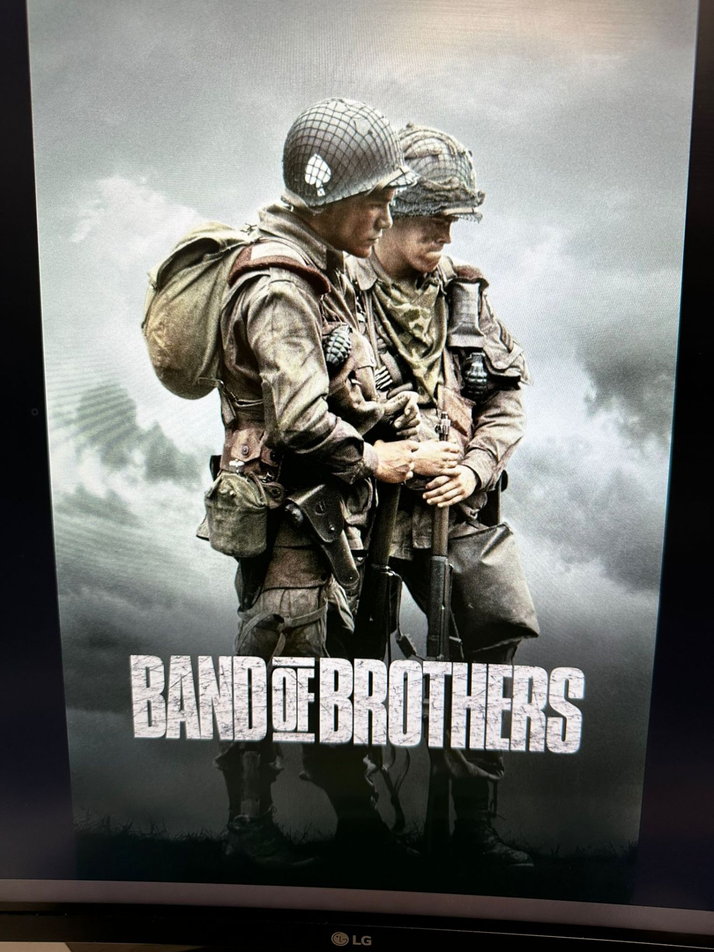 Band of Brothers illuminated sign ideal for man cave demo 50cm x 70cm x 2cm movie ,pubs,clubs,
