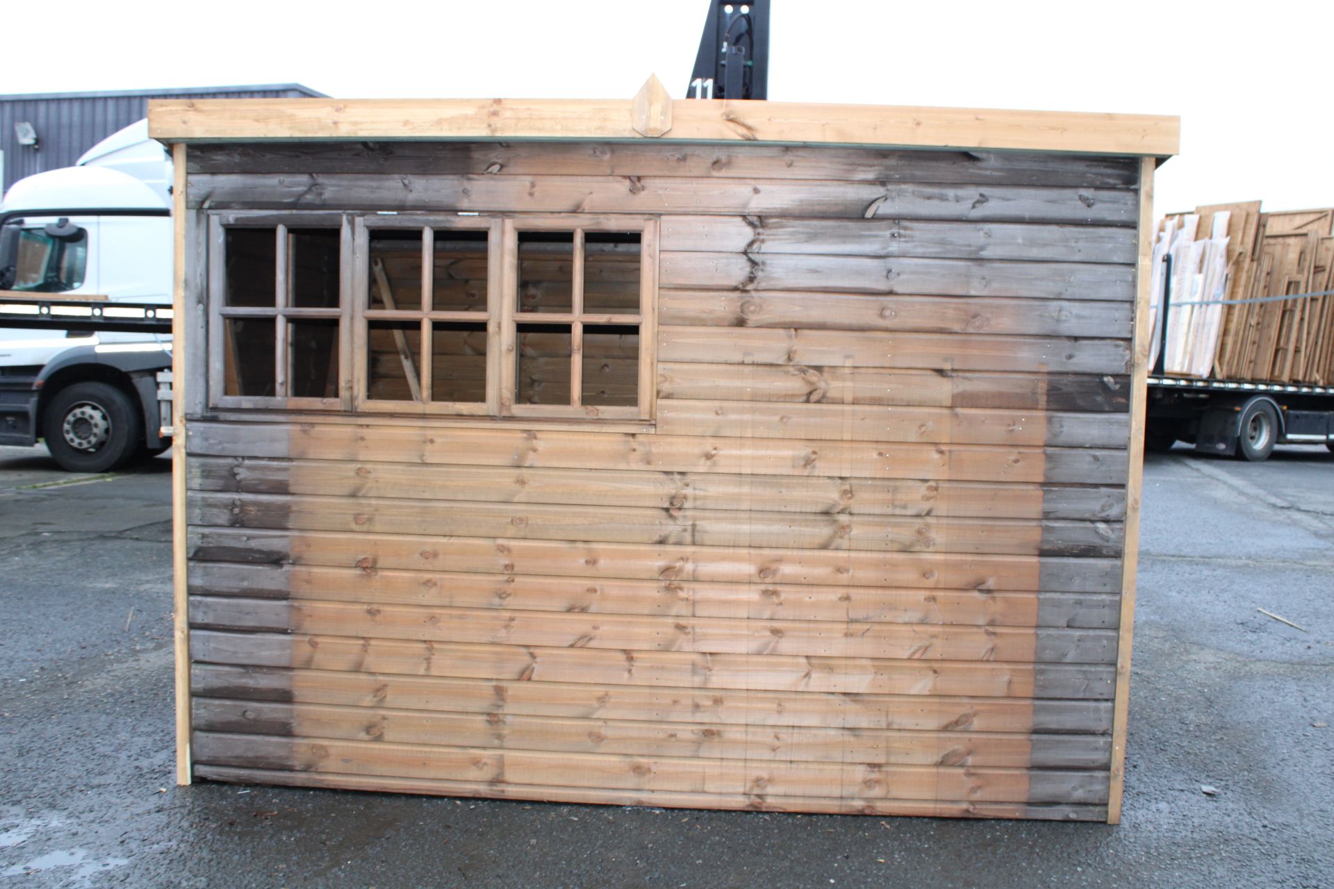 10x6 Heavy Duty pent shed, Standard 16mm Nominal Cladding RRP£1870 - Image 2 of 7