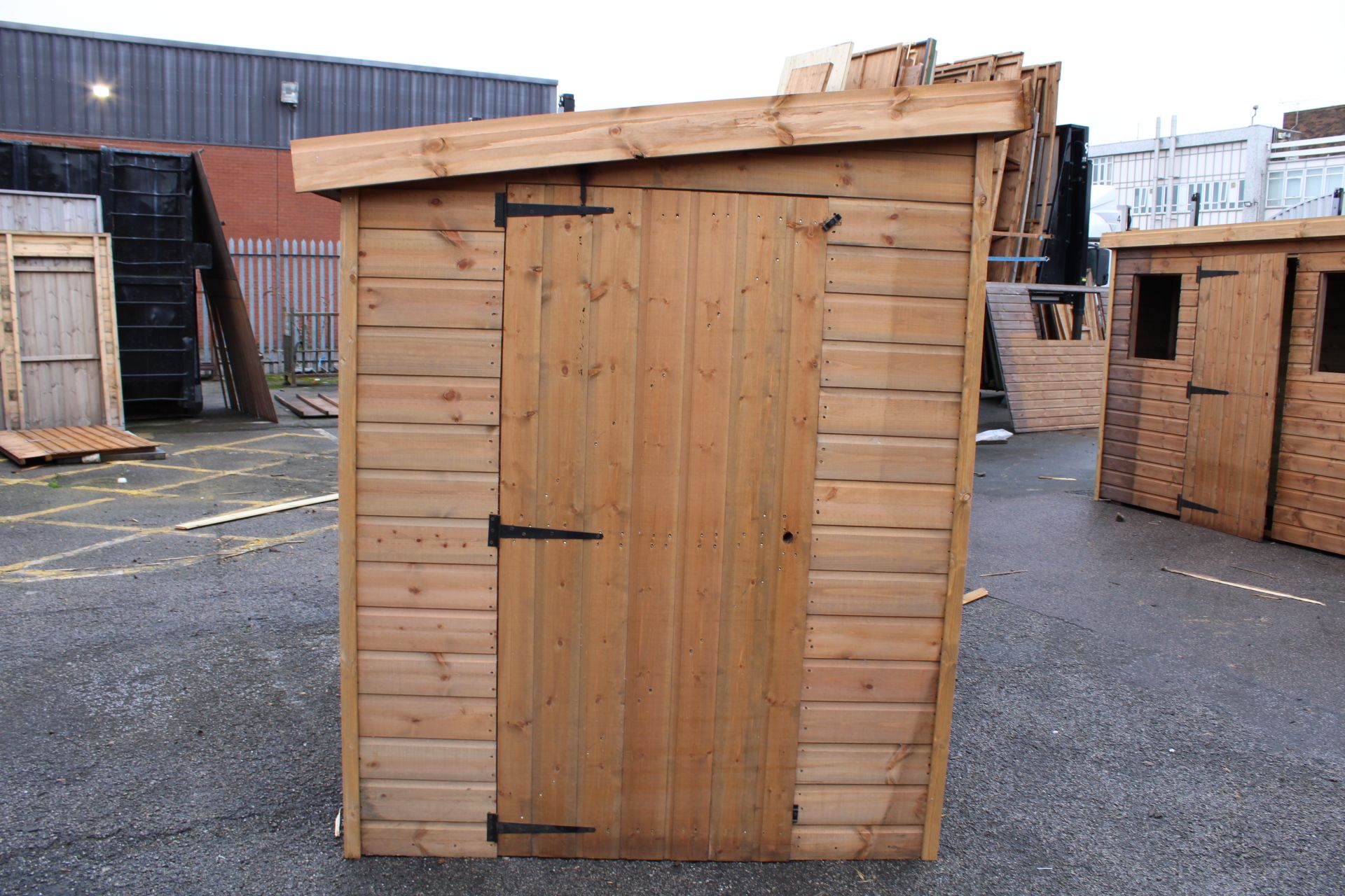 7x5 Ex-display standard pent shed, Standard 16mm Nominal Cladding RRP £860 - Image 3 of 5