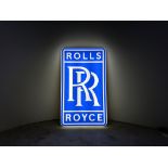 Rolls Royce illuminated sign