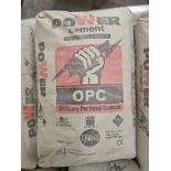 Eco-Friendly Plastic Cement Bags 25kg. 40 Bags per pallet.