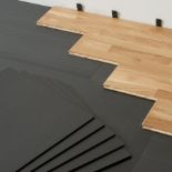 Carpet wood underlay and laminate