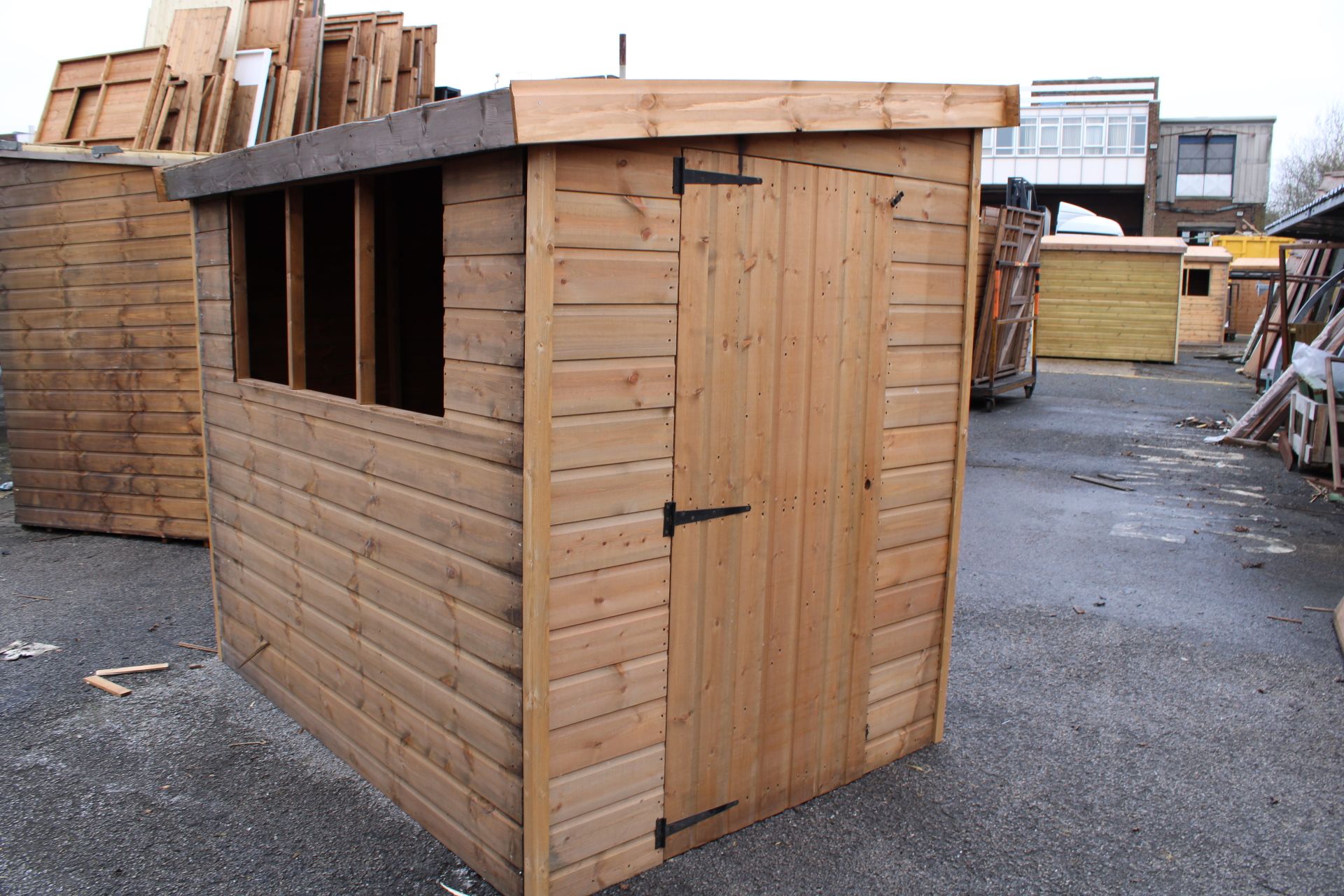 7x5 Ex-display standard pent shed, Standard 16mm Nominal Cladding RRP £860 - Image 2 of 5