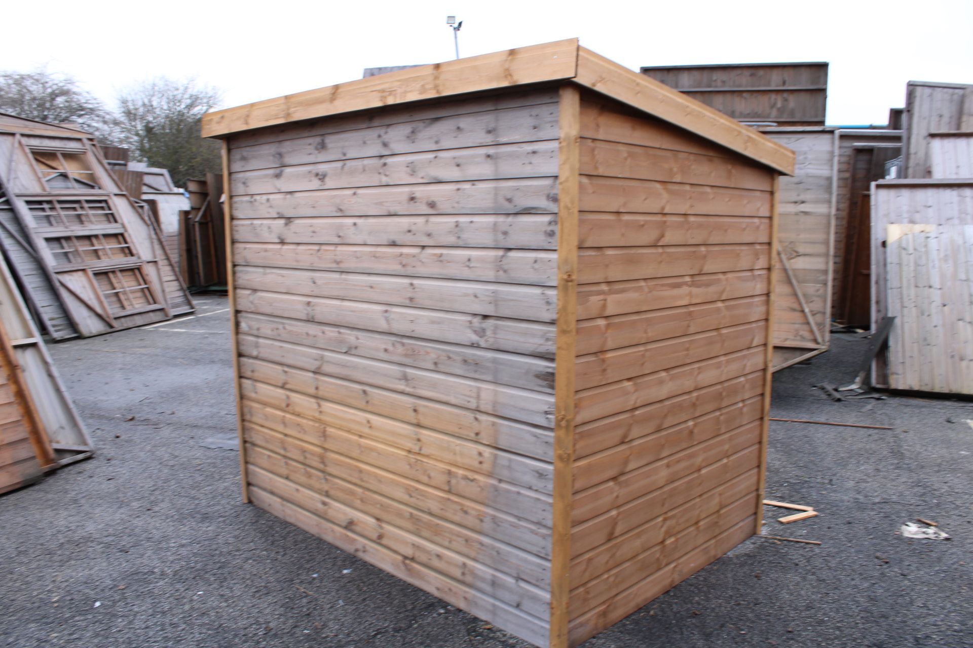 8x4 standard pent shed, Standard 16mm Nominal Cladding RRP£820 - Image 3 of 5