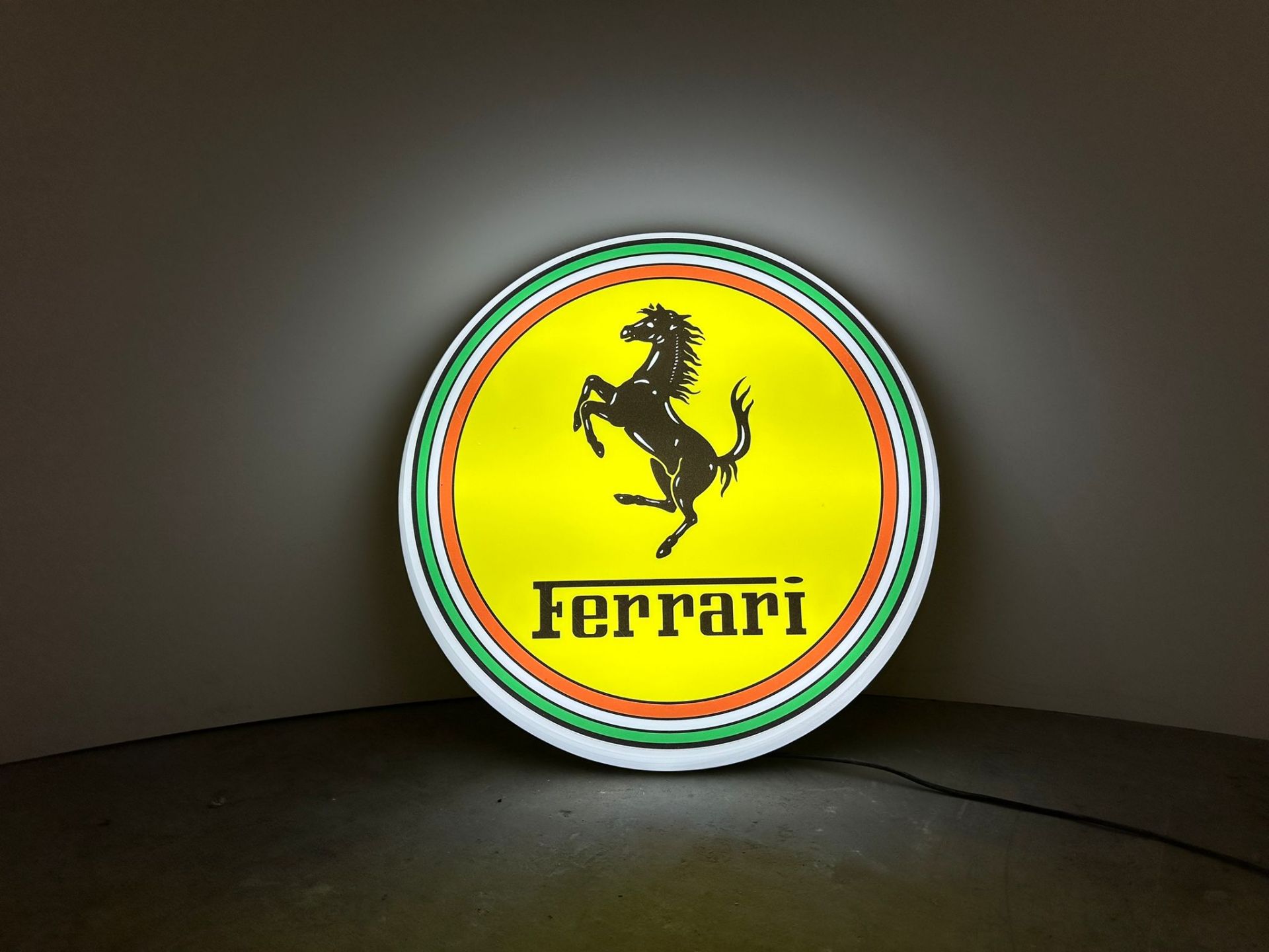 Ferrarivfully working illuminated adapted to any country