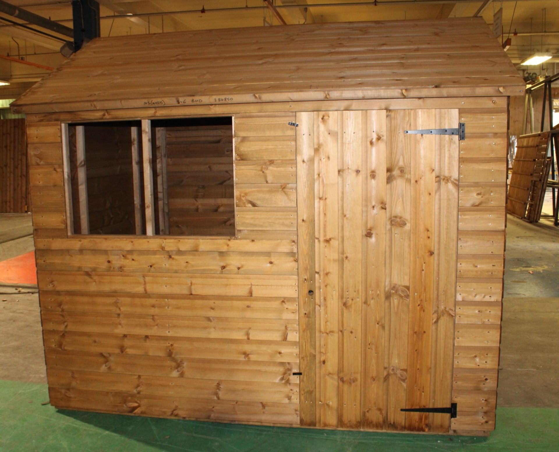 8x6 BRAND NEW APEX SHED (Also any door position with or without windows), RRP£849