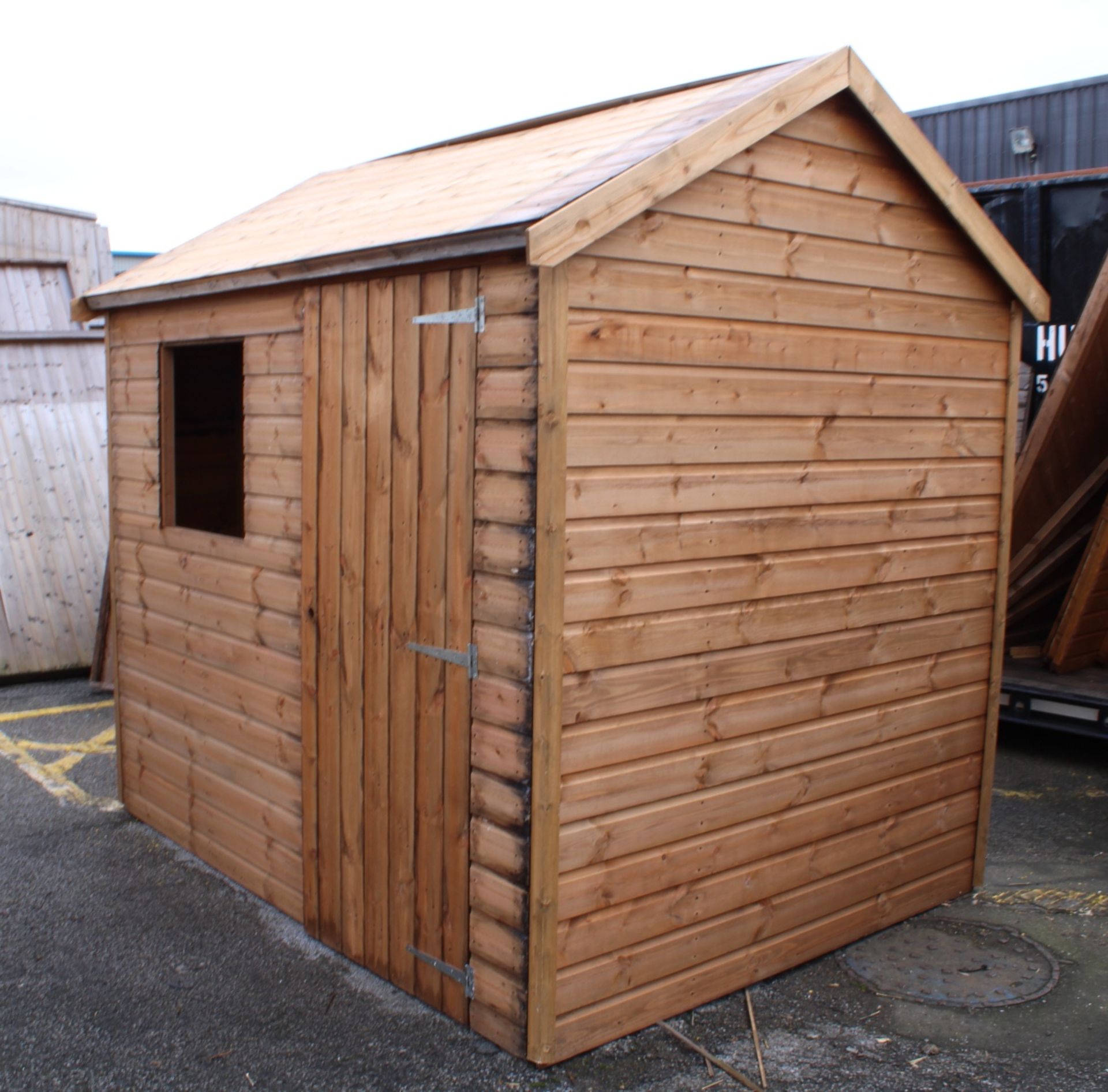 8x6 superior standard apex shed, Standard 16mm Nominal Cladding RRP£1073 - Image 3 of 3