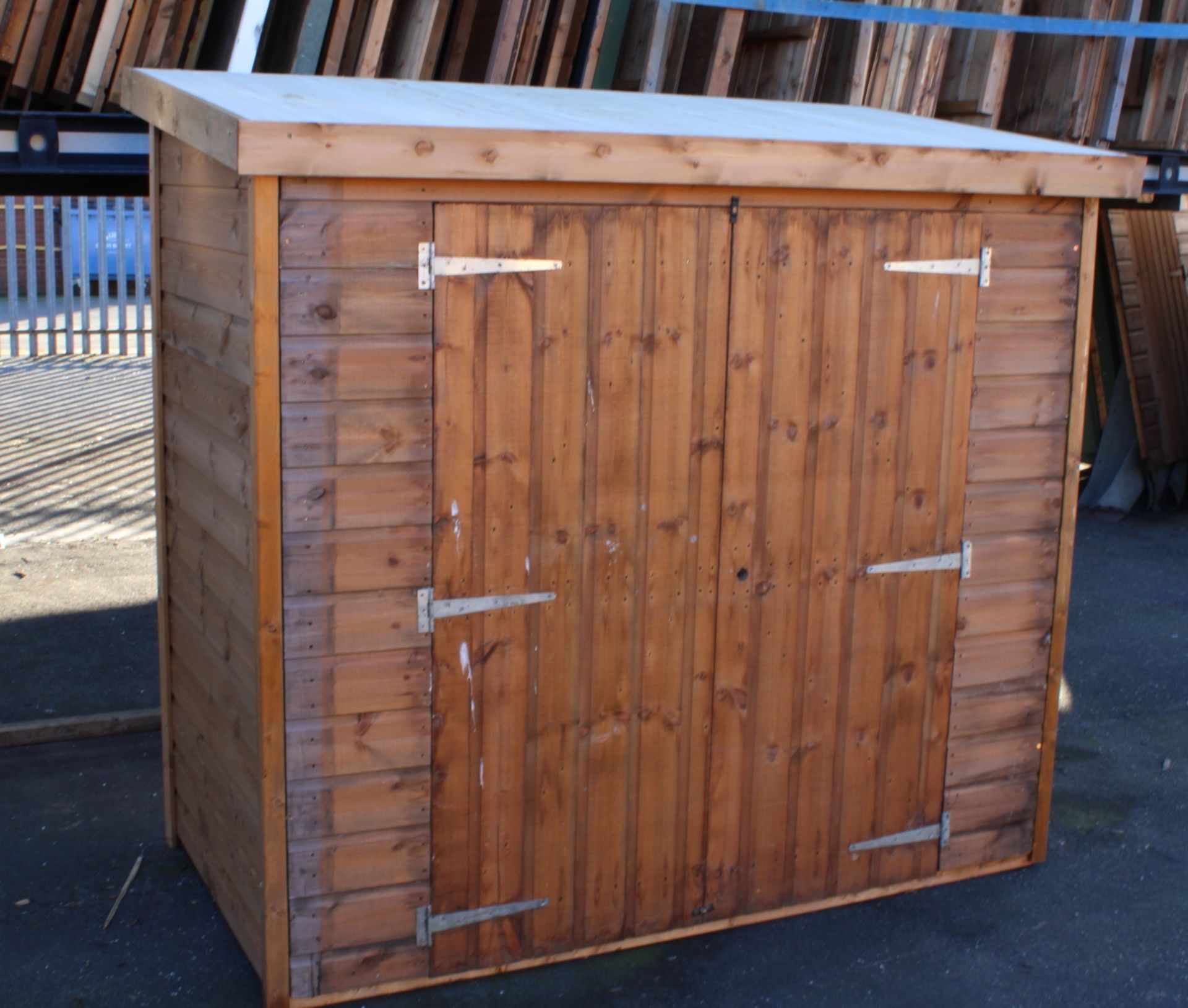 6x2'6'' Ex-display garden tidy shed, Standard 16mm Nominal Cladding RRP£523 - Image 3 of 5