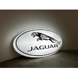 jaguar sign illuminated