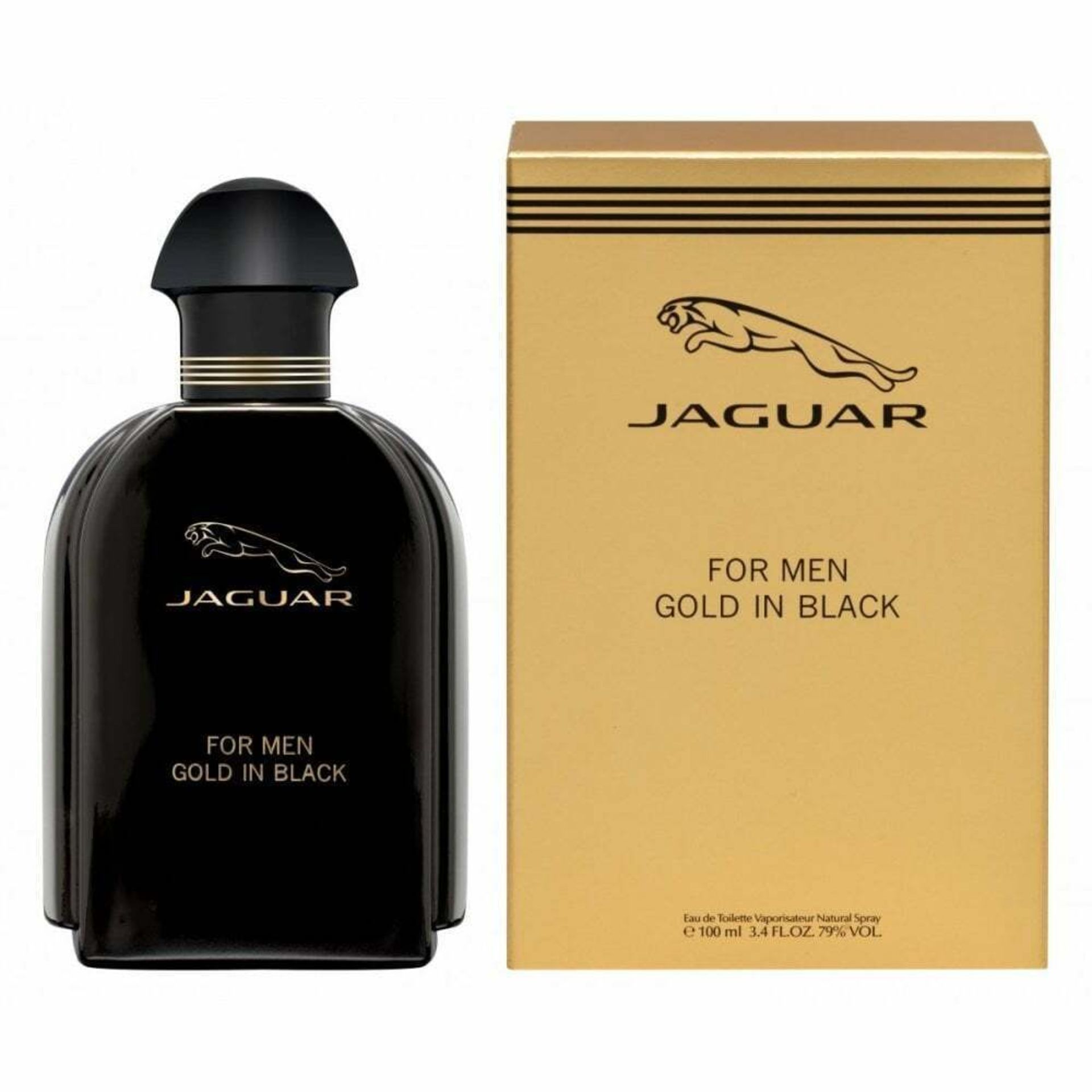 Jaguar Gold In Black Eau de Toilette 100ml Spray - Image 2 of 2