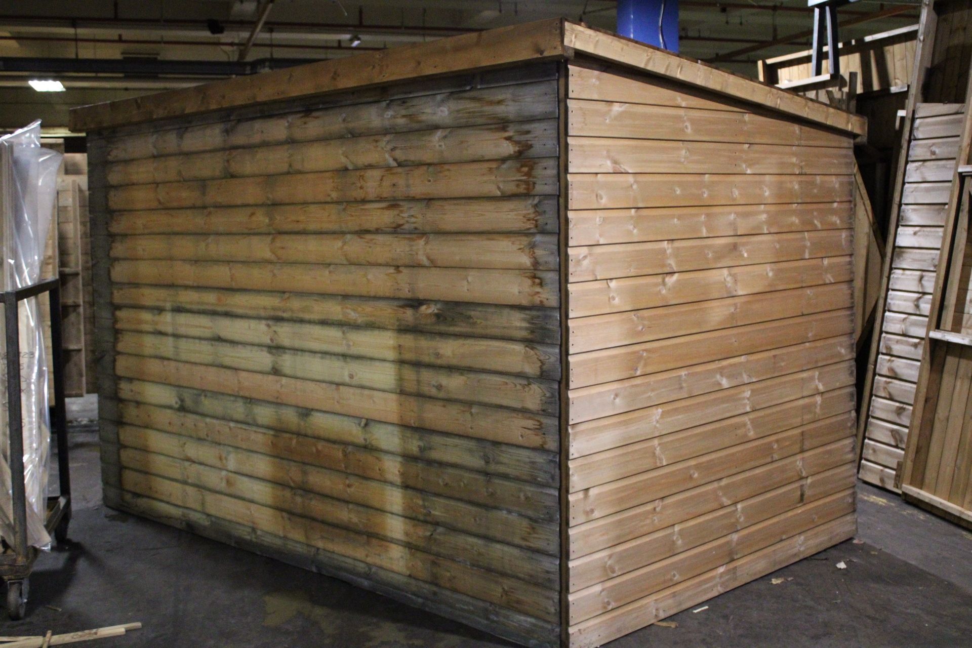 10x6 Pent Shed, Ex-display, Standard 16mm Nominal Cladding&nbsp; - Image 2 of 2