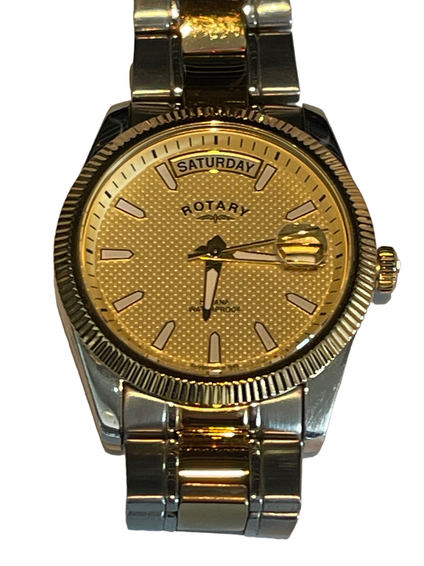 Roary mens havana quarts gents bracelet watch