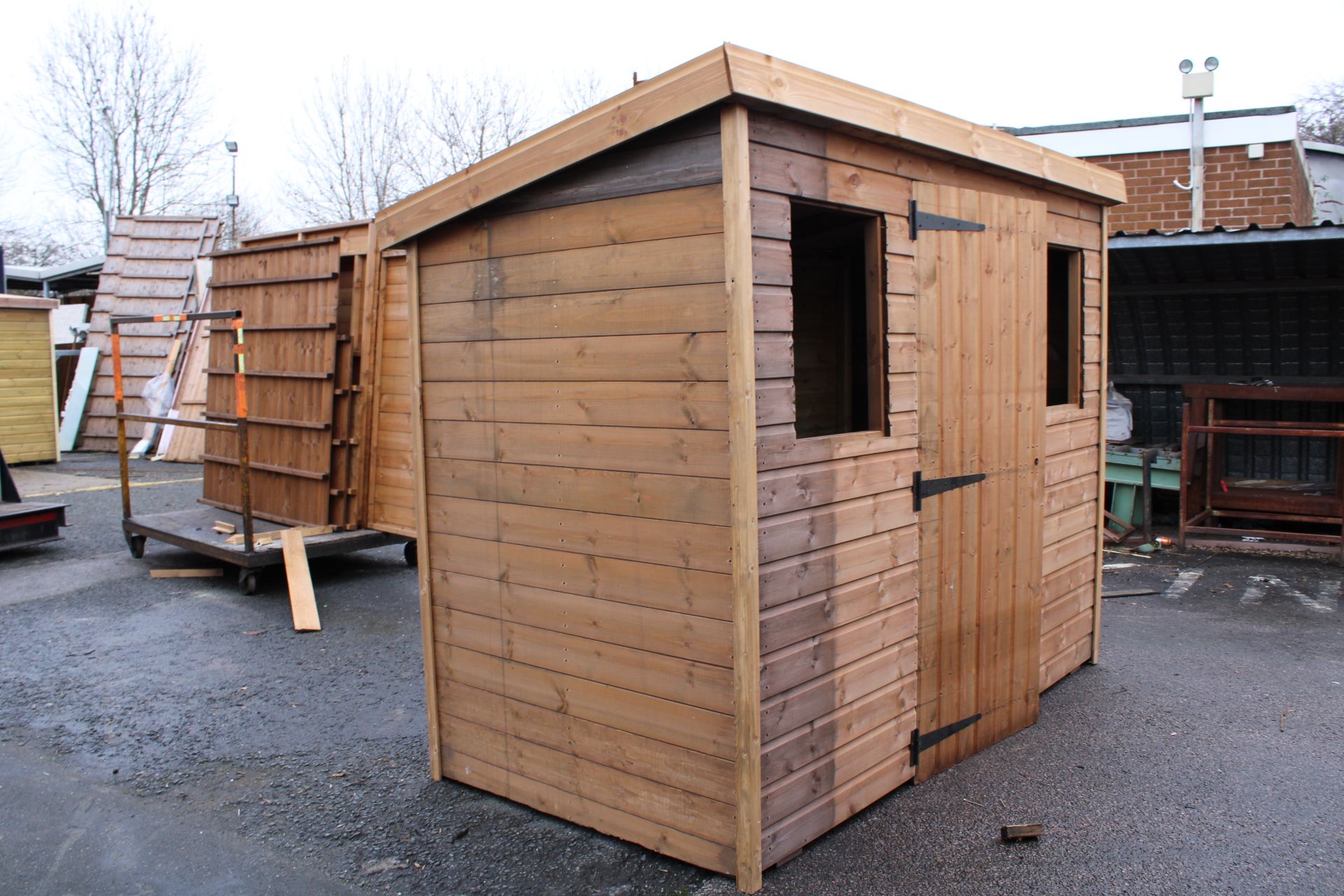 8x4 standard pent shed, Standard 16mm Nominal Cladding RRP£820 - Image 4 of 5