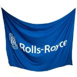 Rolls Royce flag, in brand new condition, with metal clasps, approx 6ft x 8ft