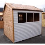 8x6 superior height apex shed, Standard 16mm Nominal Cladding RRP£1,006