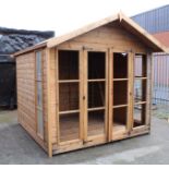 8x8 'ascot' summerhouse shed, Standard 16mm Nominal Cladding RRP £2,172