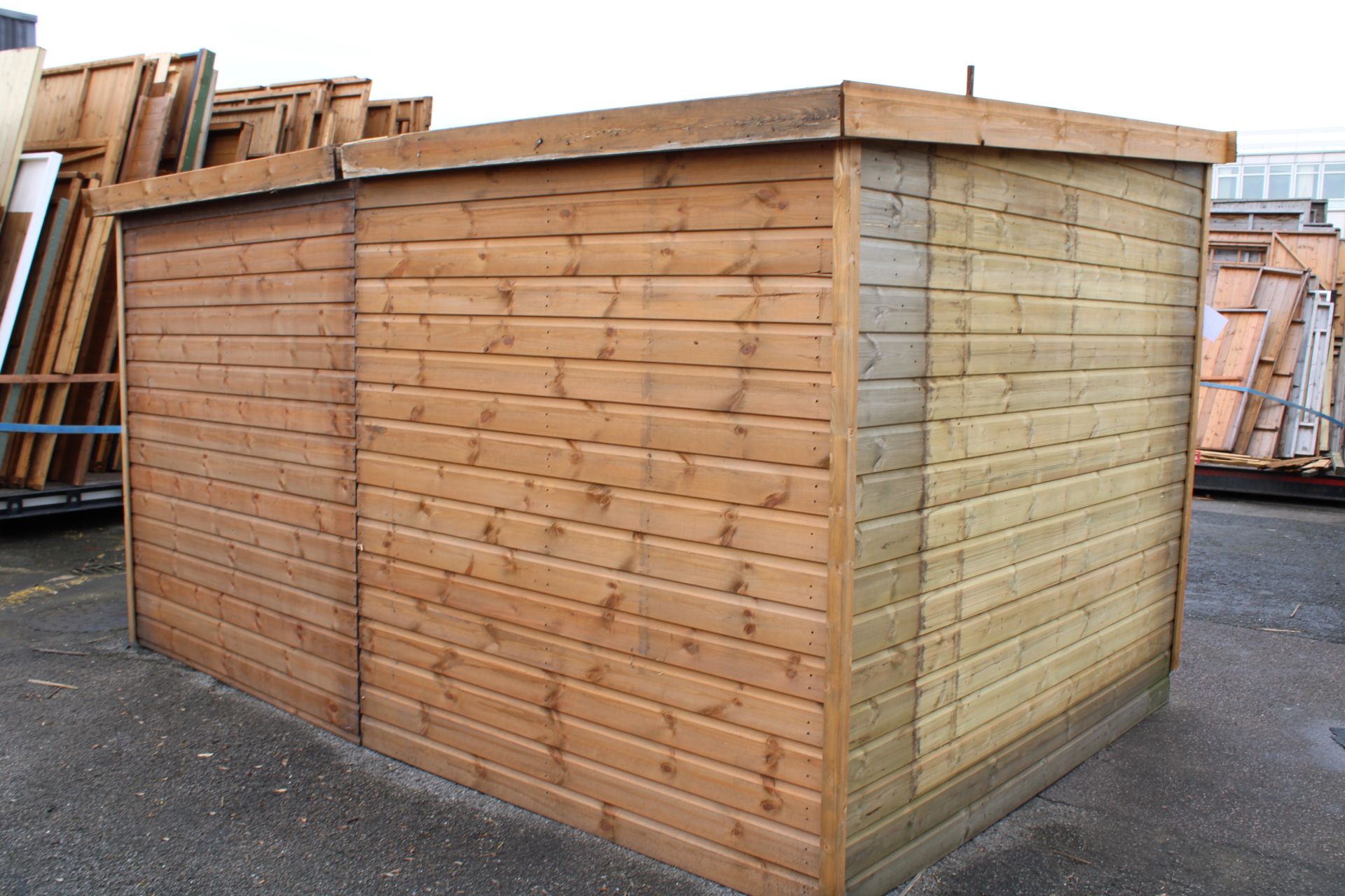 12x8 superior height pent shed, Standard 16mm Nominal Cladding - Image 2 of 5