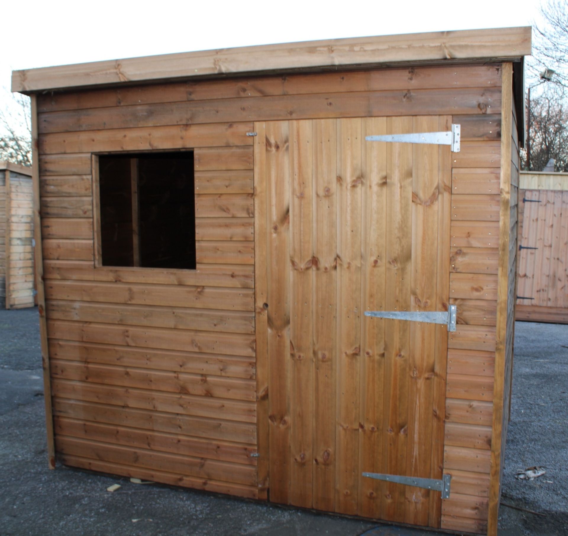 8x6 Superior pent shed, Standard 16mm Nominal Cladding RRP£1073