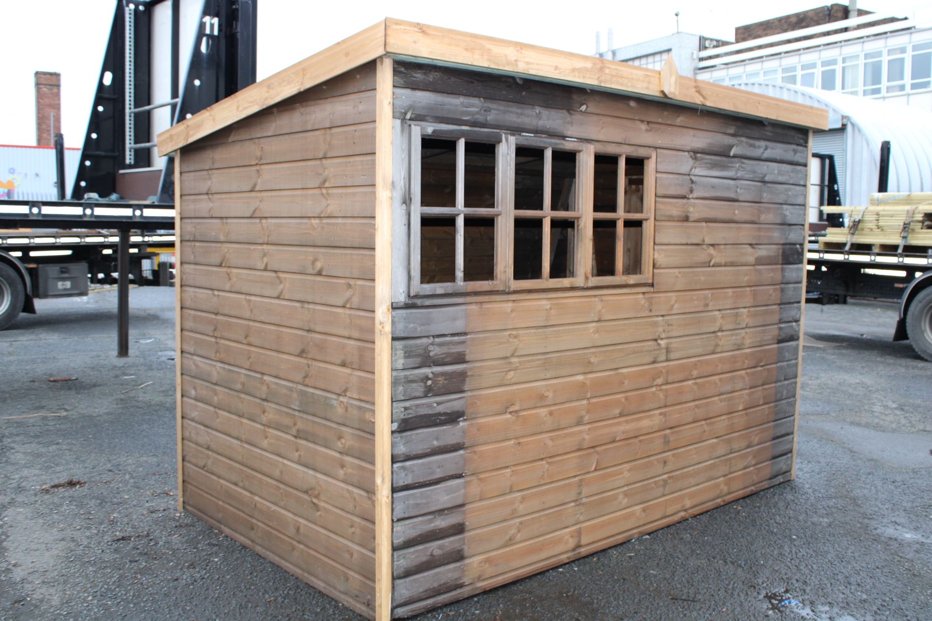 10x6 Heavy Duty pent shed, Standard 16mm Nominal Cladding RRP£1870 - Image 7 of 7