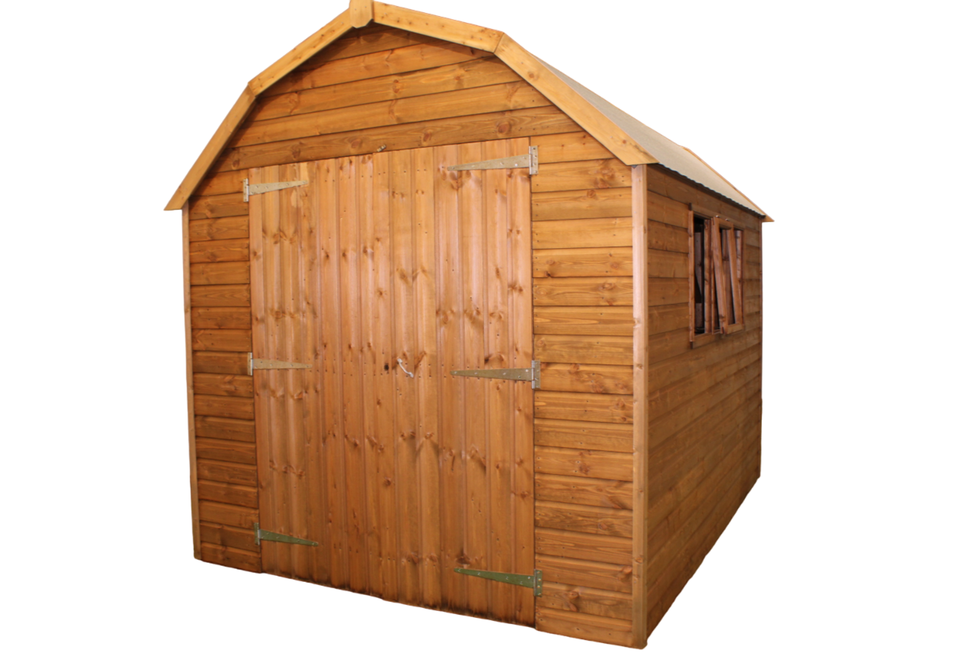 10x8 BRAND NEW barn shed, Standard 16mm Nominal Cladding RRP £2,077
