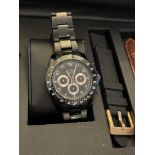 Rotary chronograph mens watch new with box papers every thing working