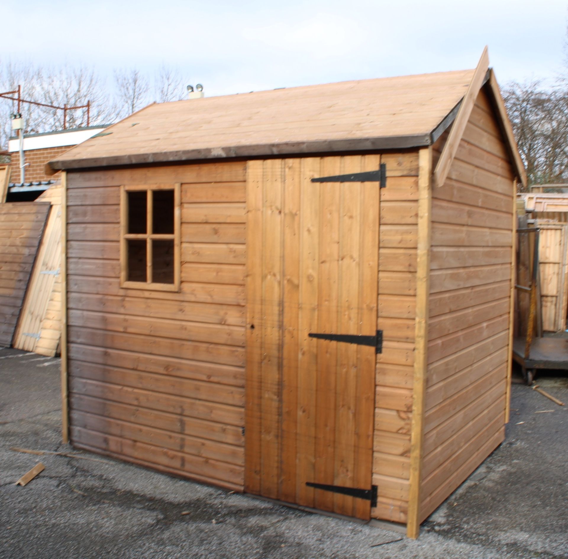 8x6 superior height apex shed, Standard 16mm Nominal Cladding RRP£1,006 - Image 2 of 4