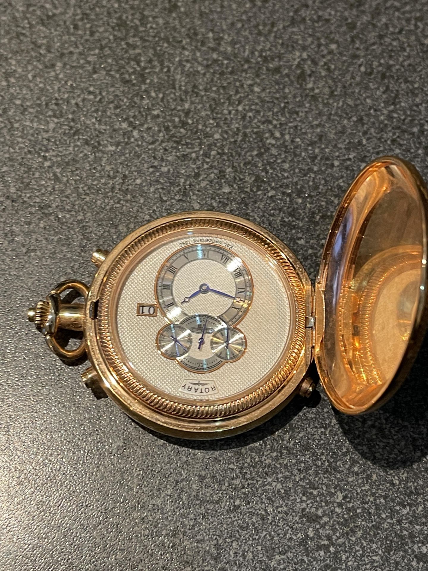 Rotary pocket watch automatic working - Bild 3 aus 5