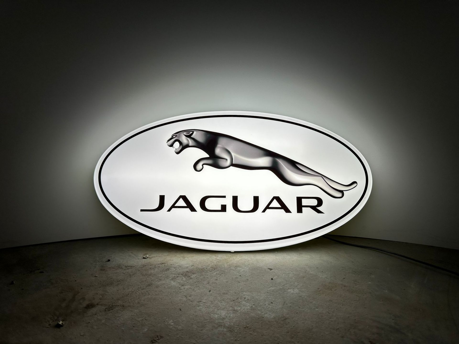 jaguar sign illuminated - Image 3 of 4