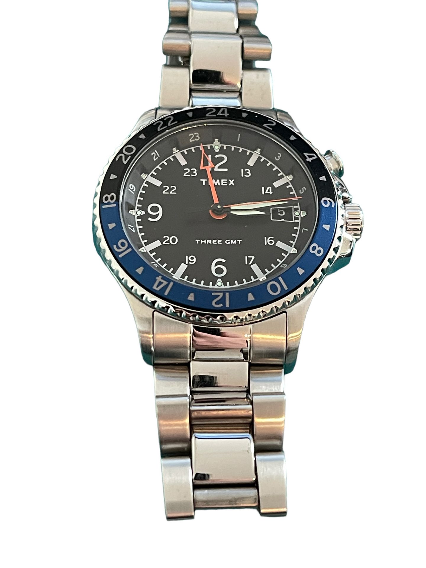 TIMEX THREE GMT TIME QUARTS DIVERS WTCH UNIVERSAL - Image 2 of 8