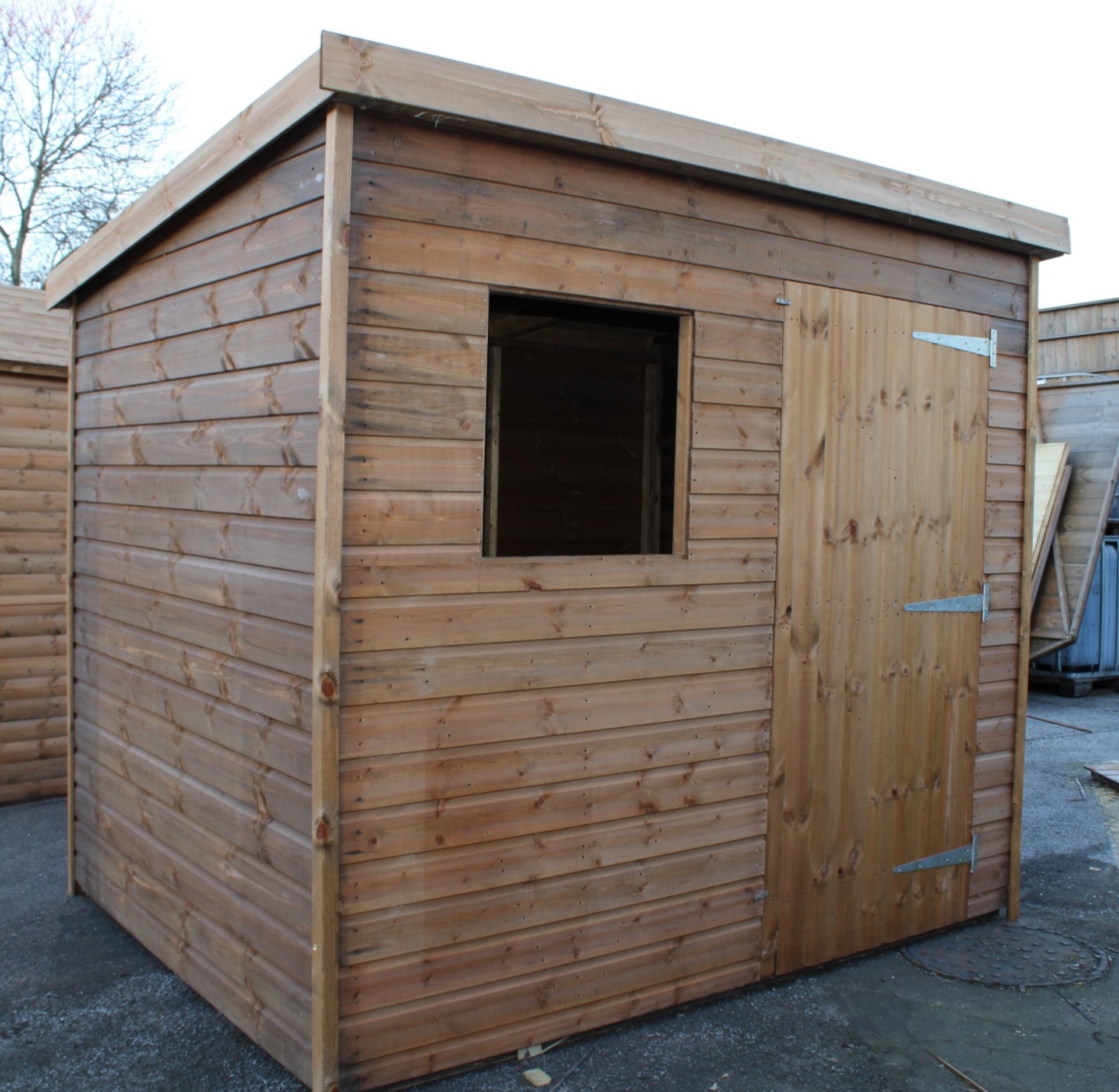 8x6 Superior pent shed, Standard 16mm Nominal Cladding RRP£1073 - Image 2 of 2