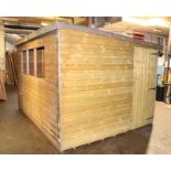 10x8 Standard pent shed, Ex-display, Standard 16mm Nominal Cladding&nbsp;